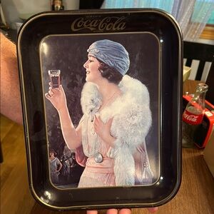 Coca Cola Black and White Bath Tray